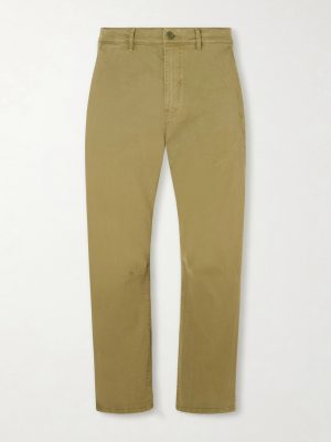 Carpenter Straight-Leg Cropped Cotton-Blend Twill Trousers Carpenter Straight-Leg Cropped Cotton-Blend Twill Trousers
