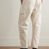Emir Straight-Leg Cotton-Blend Twill Trousers - BK Emir Straight-Leg Cotton-Blend Twill Trousers - BK