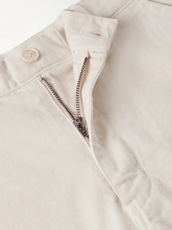 Emir Straight-Leg Cotton-Blend Twill Trousers - E1 Emir Straight-Leg Cotton-Blend Twill Trousers - E1