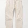 Emir Straight-Leg Cotton-Blend Twill Trousers Emir Straight-Leg Cotton-Blend Twill Trousers