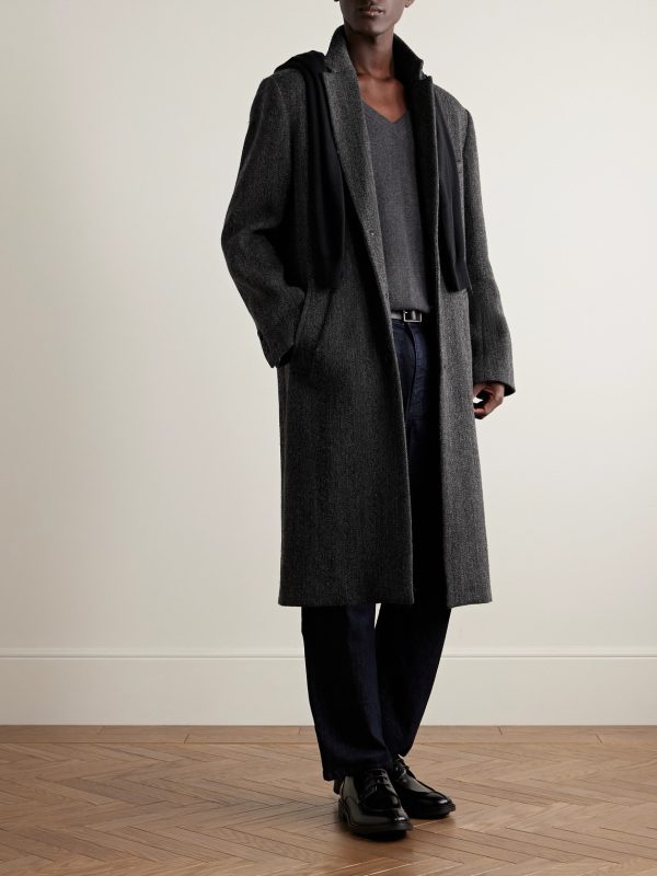 Eros Herringbone Coat - OU