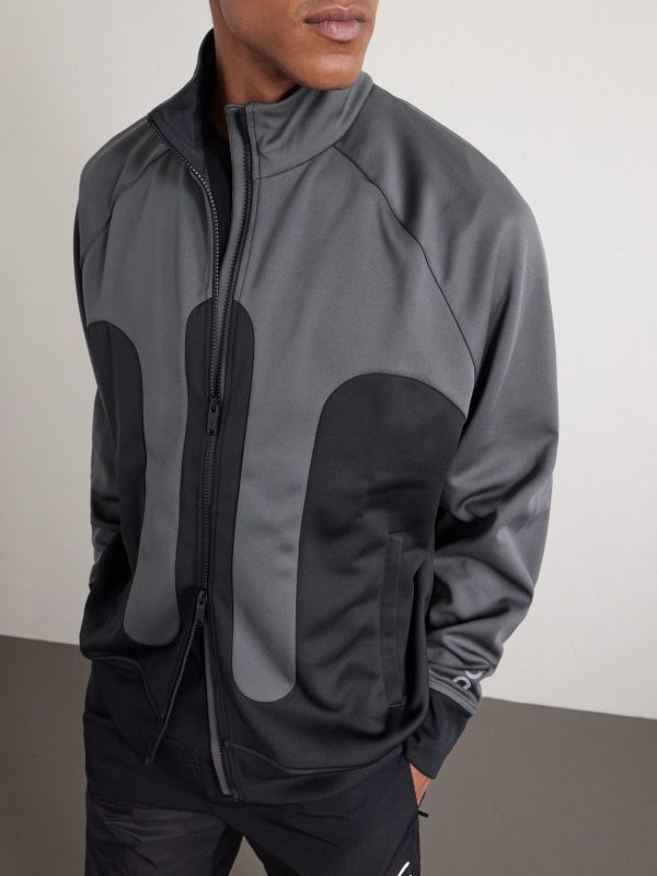 Ikon Colour-Block Recycled-Shell Track Jacket - FR