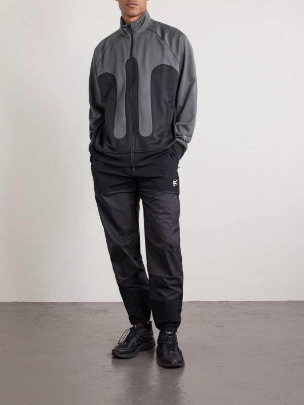 Ikon Colour-Block Recycled-Shell Track Jacket - OU