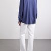 Garment-Dyed Mulberry Silk Shirt - BK Garment-Dyed Mulberry Silk Shirt - BK