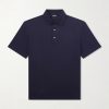 Knitted Cotton-Piqué Polo Shirt Knitted Cotton-Piqué Polo Shirt