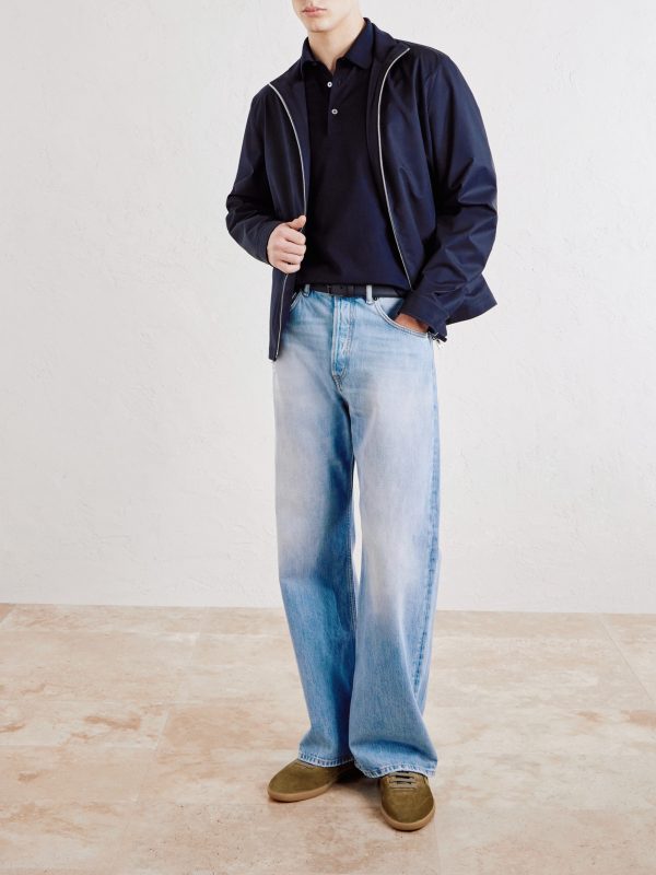 Knitted Cotton-Piqué Polo Shirt - OU Knitted Cotton-Piqué Polo Shirt - OU