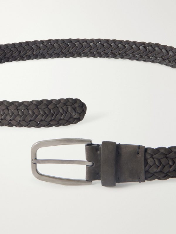 3.2cm Woven Nubuck Belt - E1 3.2cm Woven Nubuck Belt - E1