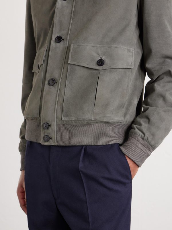 Ribbed Suede Jacket - E1 Ribbed Suede Jacket - E1