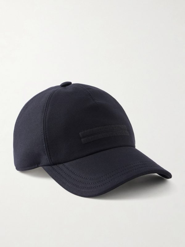 Embroidered Cotton-Twill Cap Embroidered Cotton-Twill Cap