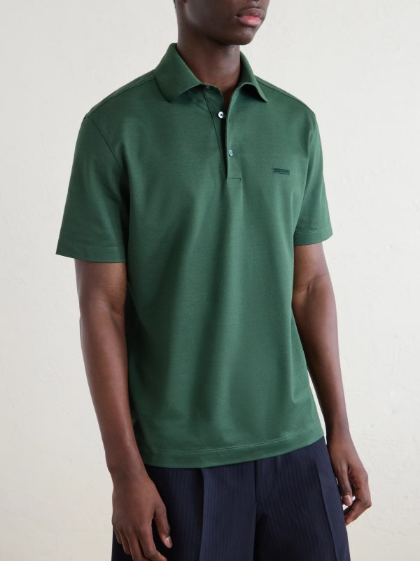 Cotton-Piqué Polo Shirt - FR