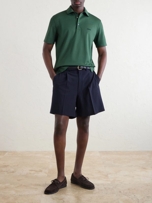 Cotton-Piqué Polo Shirt - OU