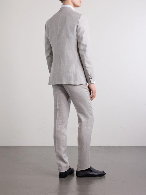 Wool, Linen and Silk-Blend Suit Jacket - BK Wool, Linen and Silk-Blend Suit Jacket - BK
