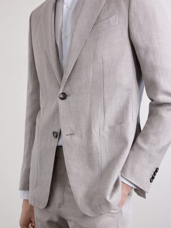 Wool, Linen and Silk-Blend Suit Jacket - CU Wool, Linen and Silk-Blend Suit Jacket - CU