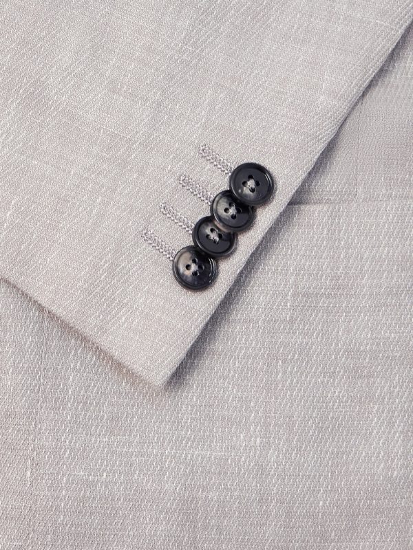 Wool, Linen and Silk-Blend Suit Jacket - E1 Wool, Linen and Silk-Blend Suit Jacket - E1