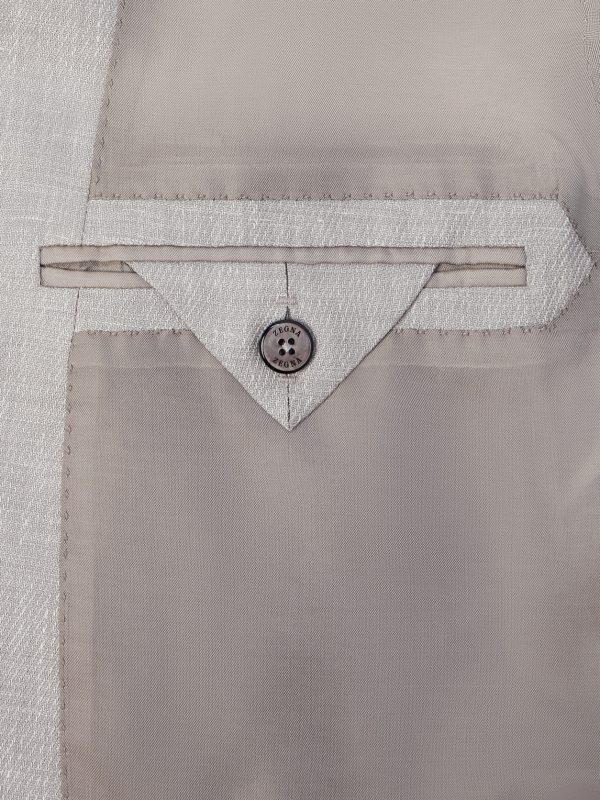 Wool, Linen and Silk-Blend Suit Jacket - E2 Wool, Linen and Silk-Blend Suit Jacket - E2