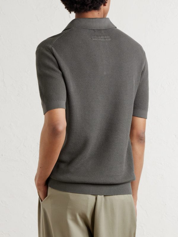 Slim-Fit Cotton-Piqué Polo Shirt - BK