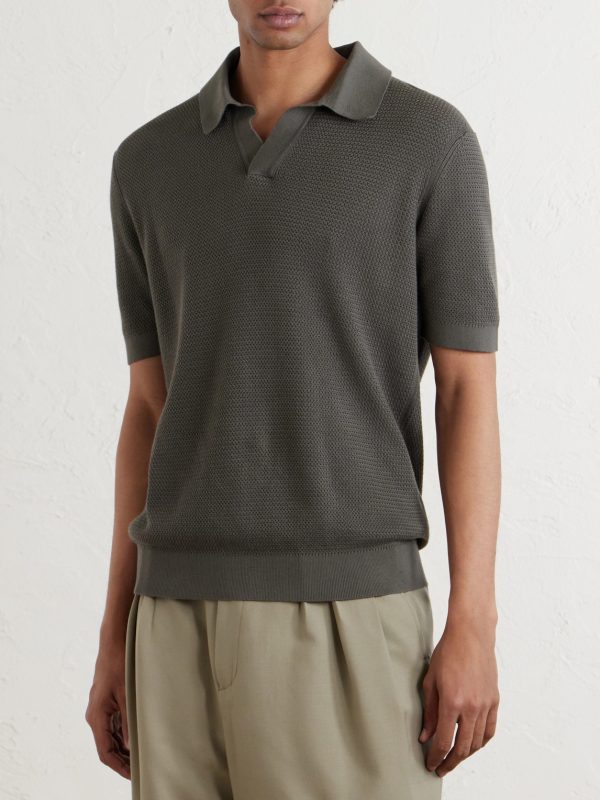 Slim-Fit Cotton-Piqué Polo Shirt - FR
