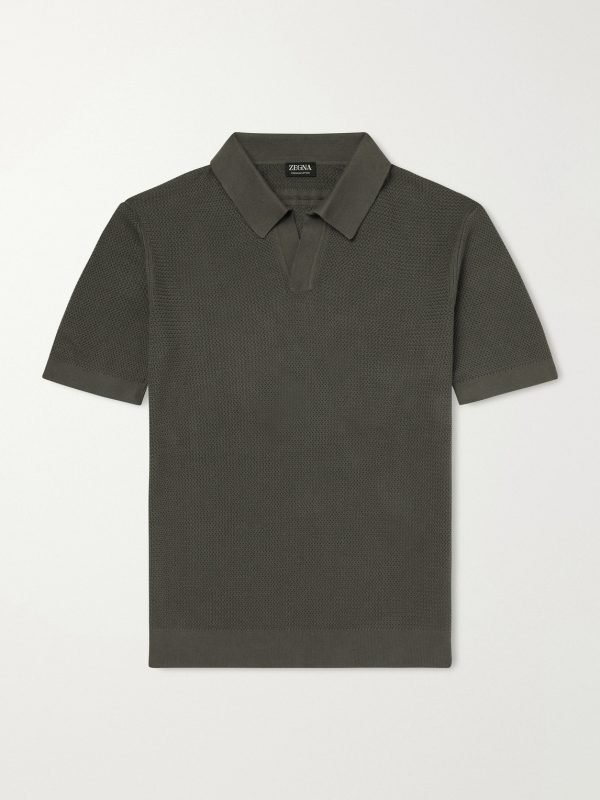 Slim-Fit Cotton-Piqué Polo Shirt