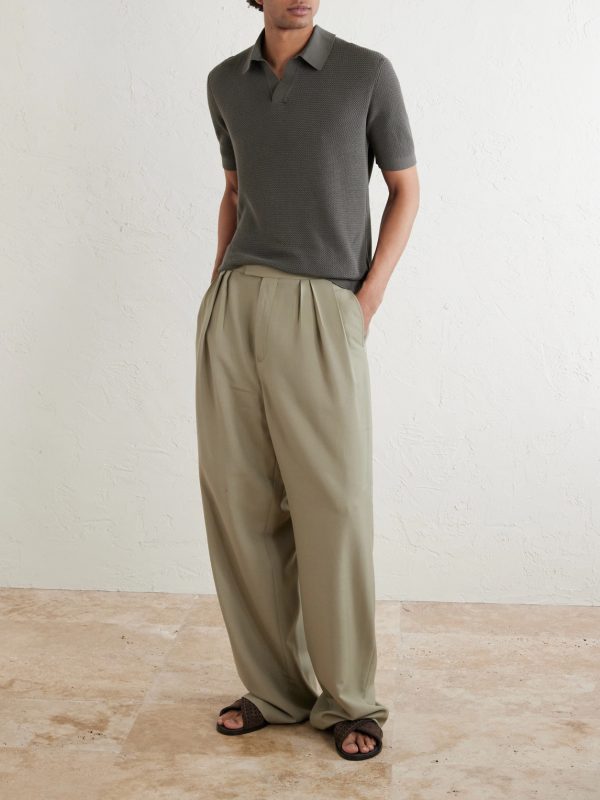 Slim-Fit Cotton-Piqué Polo Shirt - OU