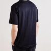Cotton and Silk-Blend Jersey T-Shirt - BK Cotton and Silk-Blend Jersey T-Shirt - BK