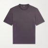 Cotton and Silk-Blend T-Shirt Cotton and Silk-Blend T-Shirt
