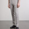 Slim-Fit Tapered Pleated Wool, Linen and Silk-Blend Suit Trousers - FR Slim-Fit Tapered Pleated Wool, Linen and Silk-Blend Suit Trousers - FR