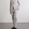 Slim-Fit Tapered Pleated Wool, Linen and Silk-Blend Suit Trousers - OU Slim-Fit Tapered Pleated Wool, Linen and Silk-Blend Suit Trousers - OU