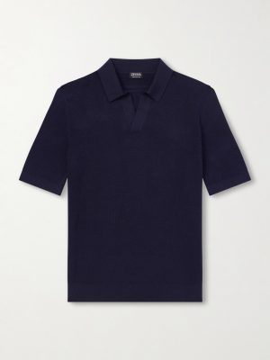 Slim-Fit Cotton-Piqué Polo Shirt Slim-Fit Cotton-Piqué Polo Shirt
