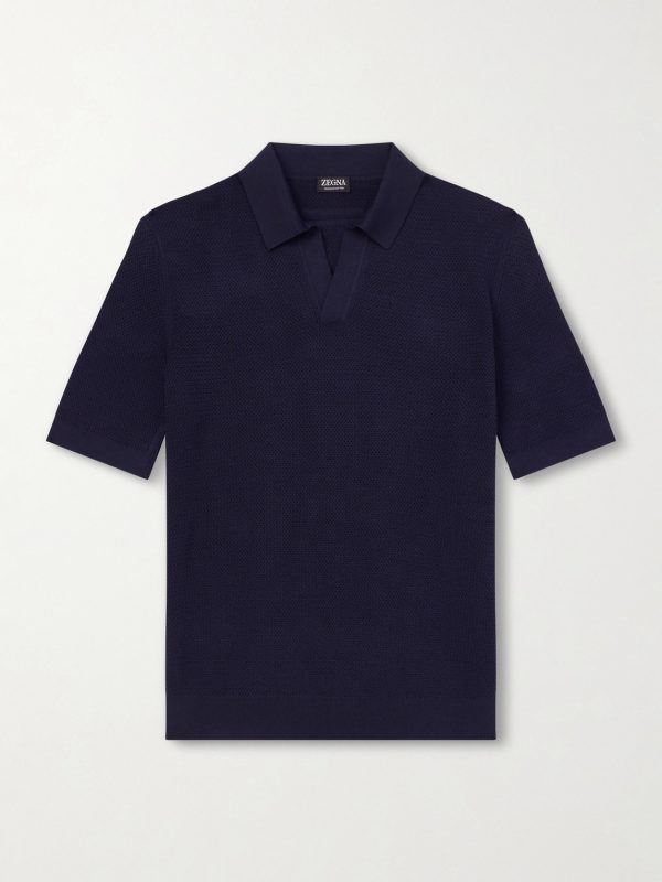 Slim-Fit Cotton-Piqué Polo Shirt Slim-Fit Cotton-Piqué Polo Shirt