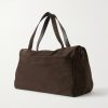 SECONDSKIN Suede Weekend Bag - BK SECONDSKIN Suede Weekend Bag - BK