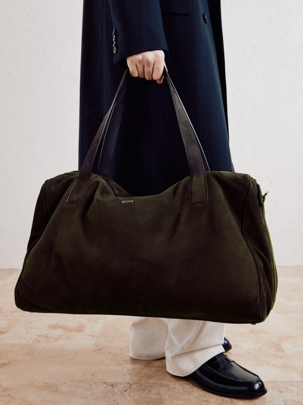 SECONDSKIN Suede Weekend Bag - E2 SECONDSKIN Suede Weekend Bag - E2