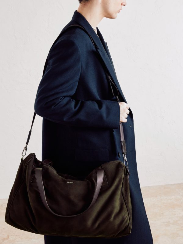 SECONDSKIN Suede Weekend Bag - E3 SECONDSKIN Suede Weekend Bag - E3