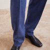 Tapered Pleated Linen Trousers - E1 Tapered Pleated Linen Trousers - E1
