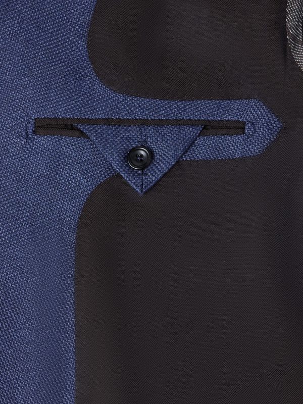 Double-Breasted Linen, Wool and Silk-Blend Blazer - E2