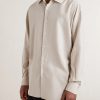 Garment-Dyed Mulberry Silk Shirt - FR Garment-Dyed Mulberry Silk Shirt - FR