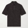 Silk, Cashmere and Linen-Blend Polo Shirt Silk, Cashmere and Linen-Blend Polo Shirt