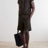 Silk, Cashmere and Linen-Blend Polo Shirt - OU Silk, Cashmere and Linen-Blend Polo Shirt - OU