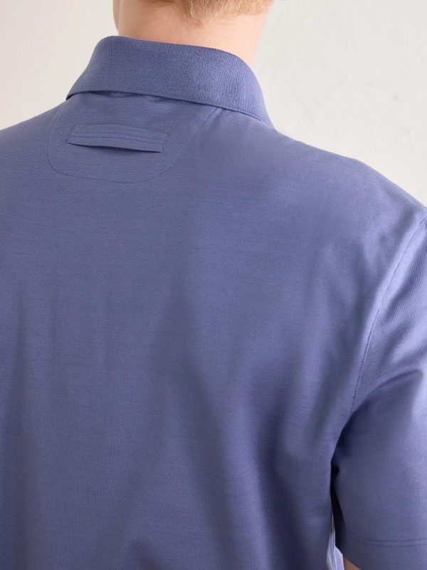 Knitted Cotton-Piqué Polo Shirt - CU Knitted Cotton-Piqué Polo Shirt - CU