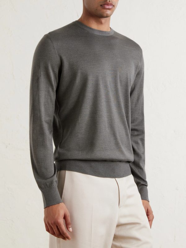 Cashmere and Silk-Blend Sweater - FR Cashmere and Silk-Blend Sweater - FR