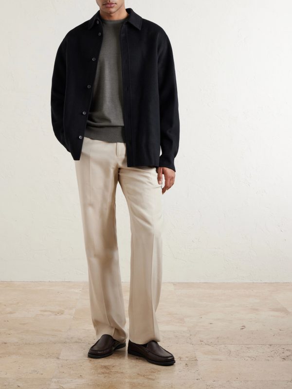 Cashmere and Silk-Blend Sweater - OU Cashmere and Silk-Blend Sweater - OU