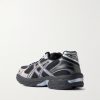 GEL-1130 Holographic Rubber-Trimmed Mesh Sneakers - BK GEL-1130 Holographic Rubber-Trimmed Mesh Sneakers - BK