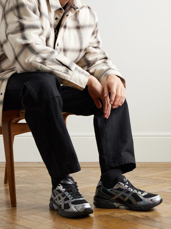 GEL-1130 Holographic Rubber-Trimmed Mesh Sneakers - OU GEL-1130 Holographic Rubber-Trimmed Mesh Sneakers - OU