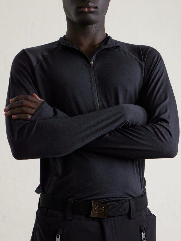 Desoli Solid Merino™ Half-Zip Ski Base Layer - FR Desoli Solid Merino™ Half-Zip Ski Base Layer - FR