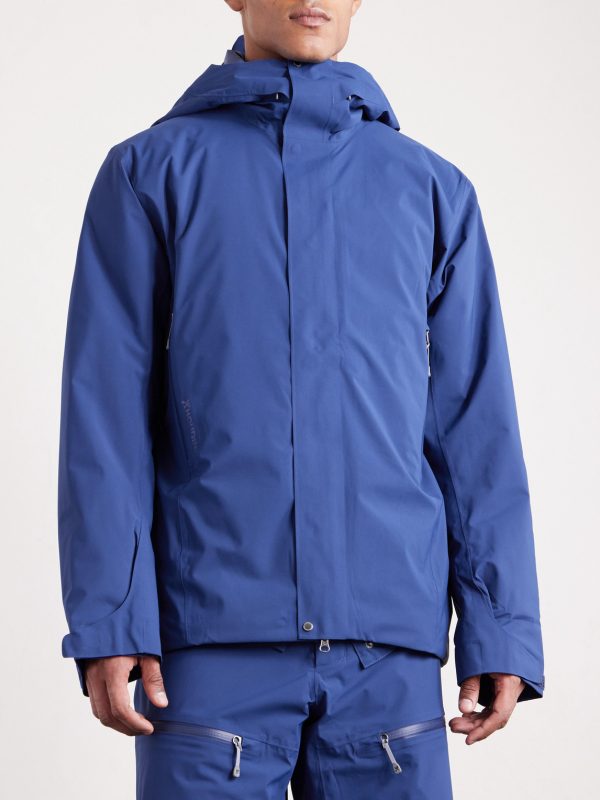 Padded Recycled Hooded Ski Jacket - FR