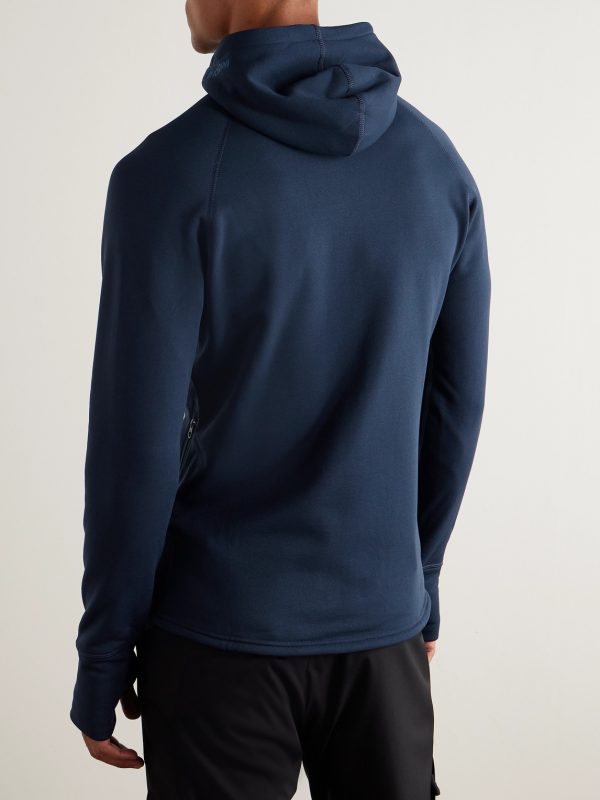 Jersey Hooded Ski Jacket - BK