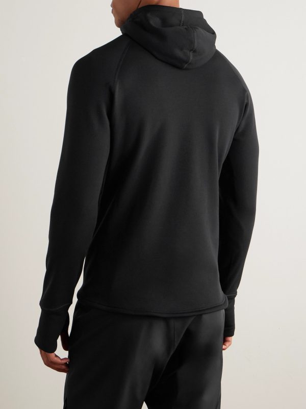Slim-Fit Jersey Hooded Ski Jacket - BK Slim-Fit Jersey Hooded Ski Jacket - BK