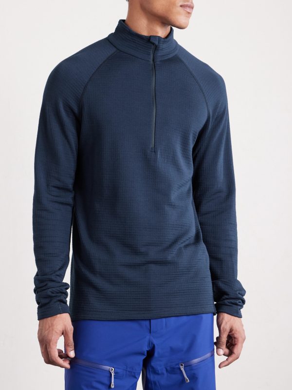 Desoli Solid Merino™ Half-Zip Ski Base Layer - FR Desoli Solid Merino™ Half-Zip Ski Base Layer - FR
