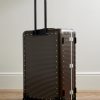 Bank Spinner 76cm Leather-Trimmed Polycarbonate and Aluminium Suitcase - BK