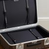 Bank Spinner 76cm Leather-Trimmed Polycarbonate and Aluminium Suitcase - E1