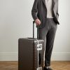 Bank Spinner 76cm Leather-Trimmed Polycarbonate and Aluminium Suitcase - OU
